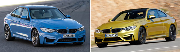 2015 BMW M3 Sedan and M4 Coupe