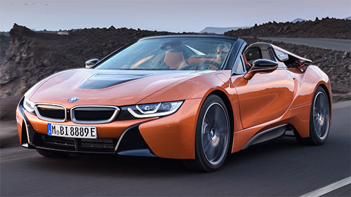 2019 BMW i8 Roadster and 2018 i3s