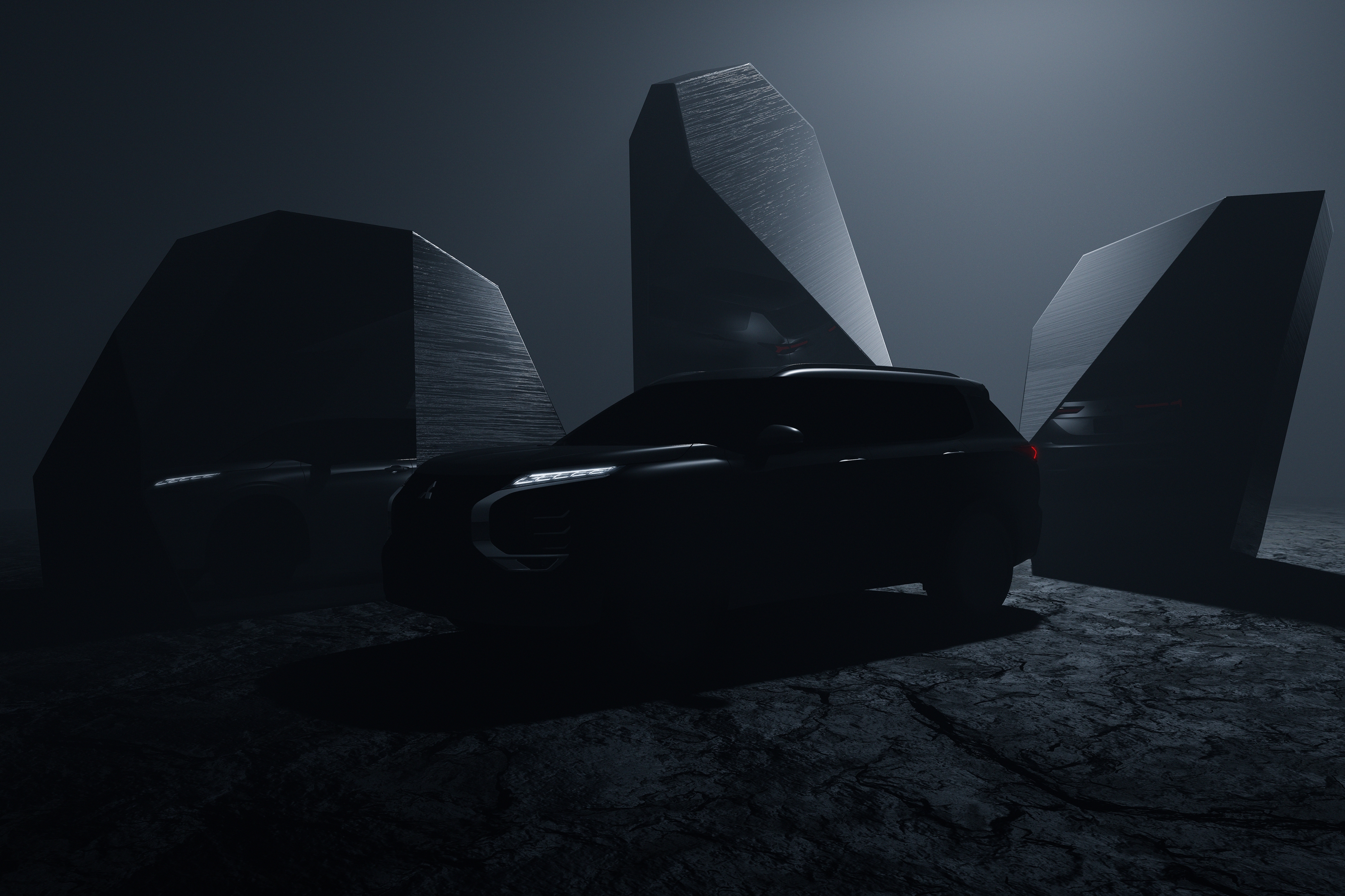 Mitsubishi Teases All-New Outlander SUV Due In February