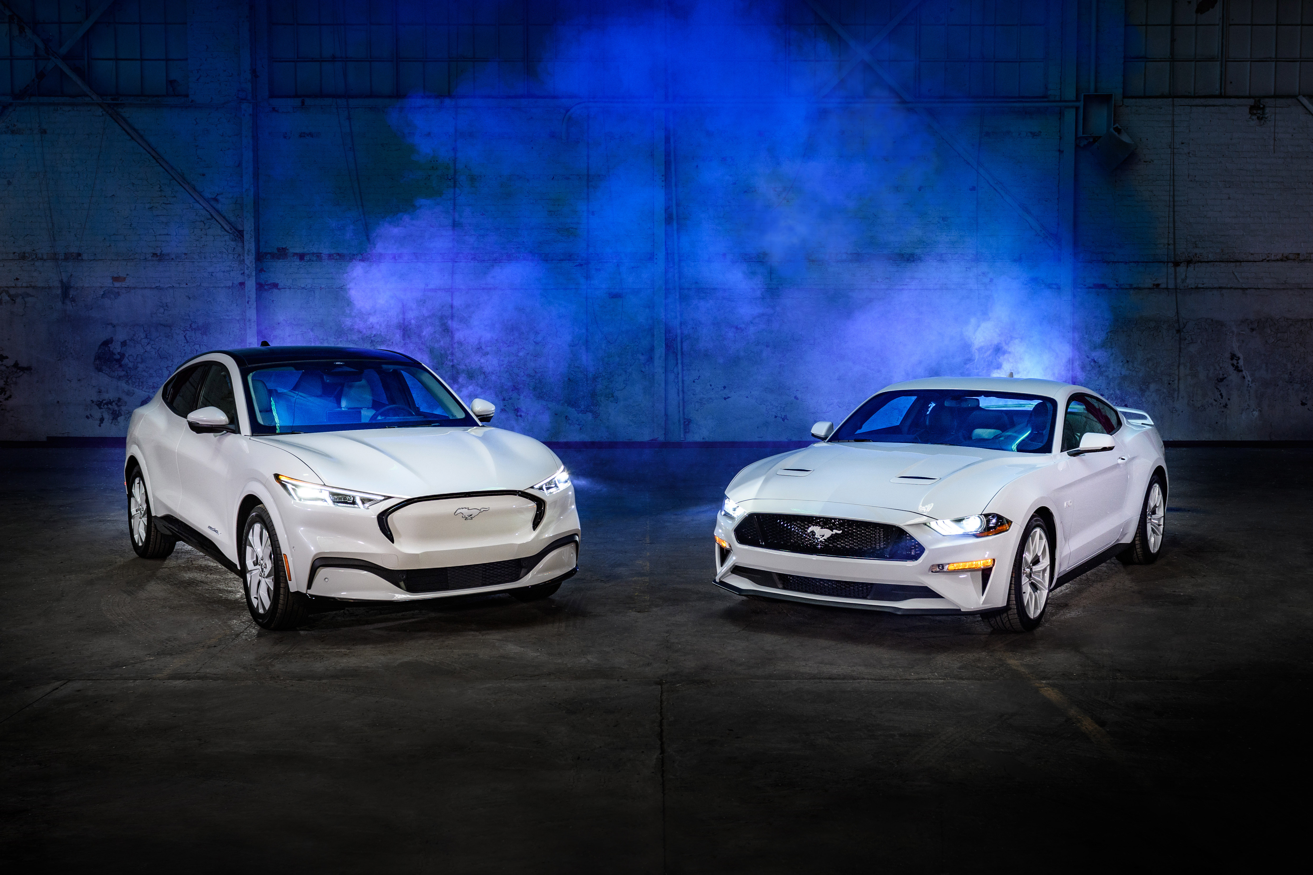 Ford Offers New Ice White Edition on both Mustang and Mustang Mach-E for 2022