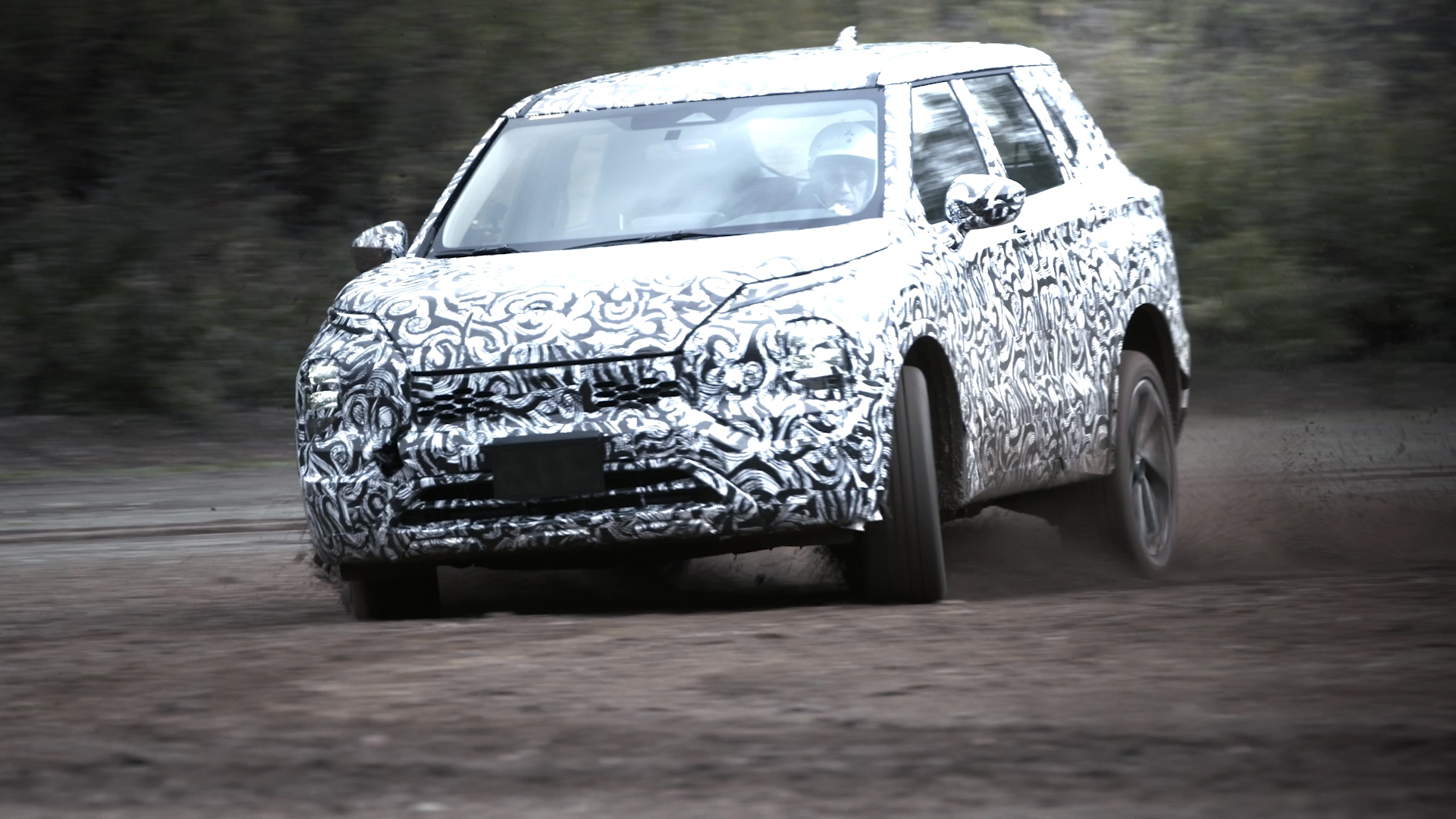 Mitsubishi Shows New Outlander Undergoing Final Dynamic Testing Ahead of February 16 Reveal