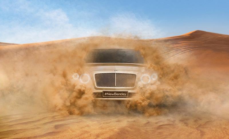 Bentley SUV Teaser Photo Released