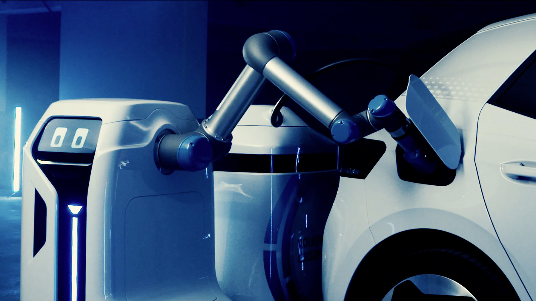 Volkswagen Previews Autonomous EV Charging Robot