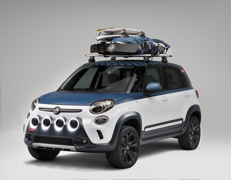 The Fiat 500L Vans Design Concept Made a Debut at the Vans US Open of Surfing