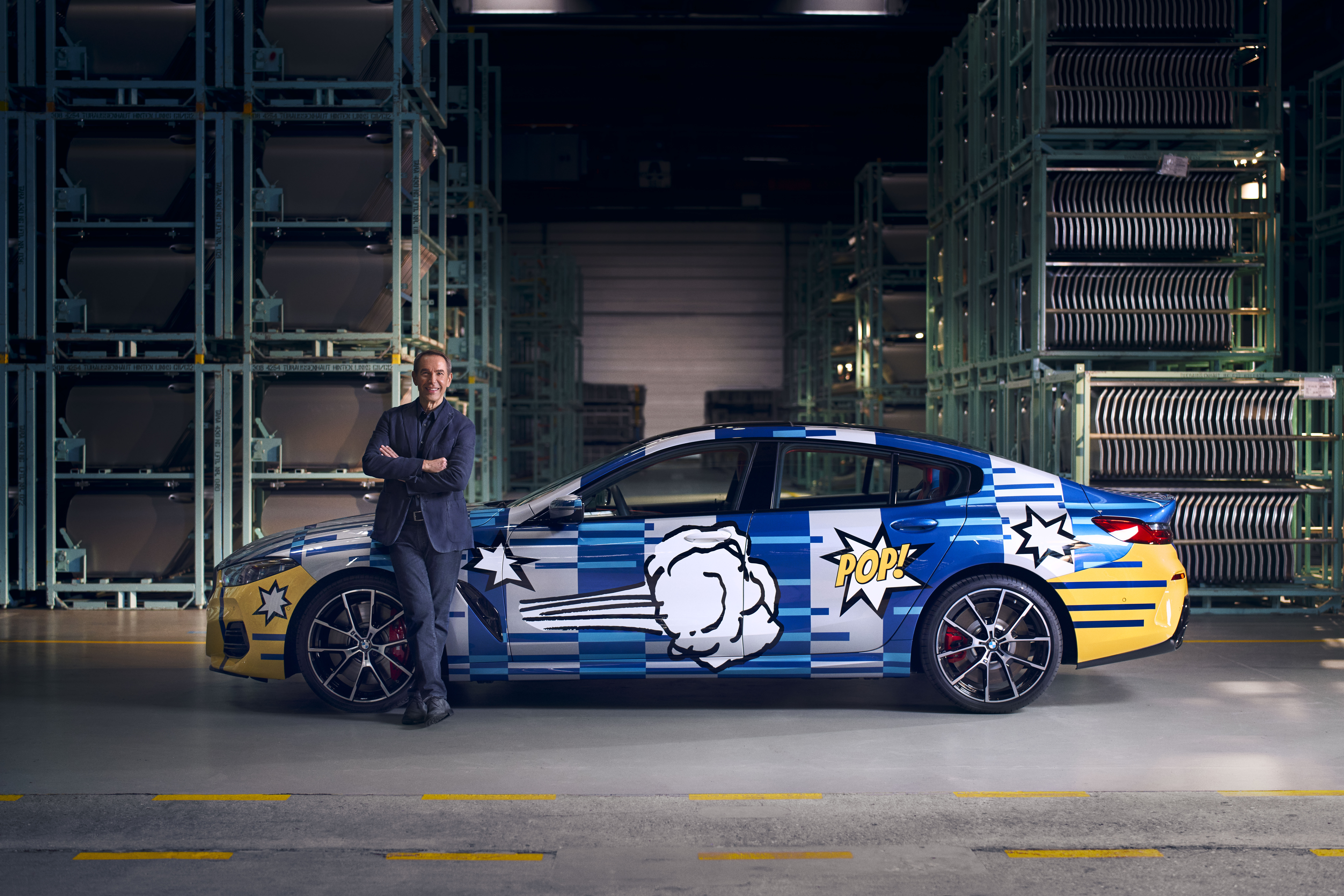 BMW and Jeff Koons Unveil Special Edition 8 Series Coupe