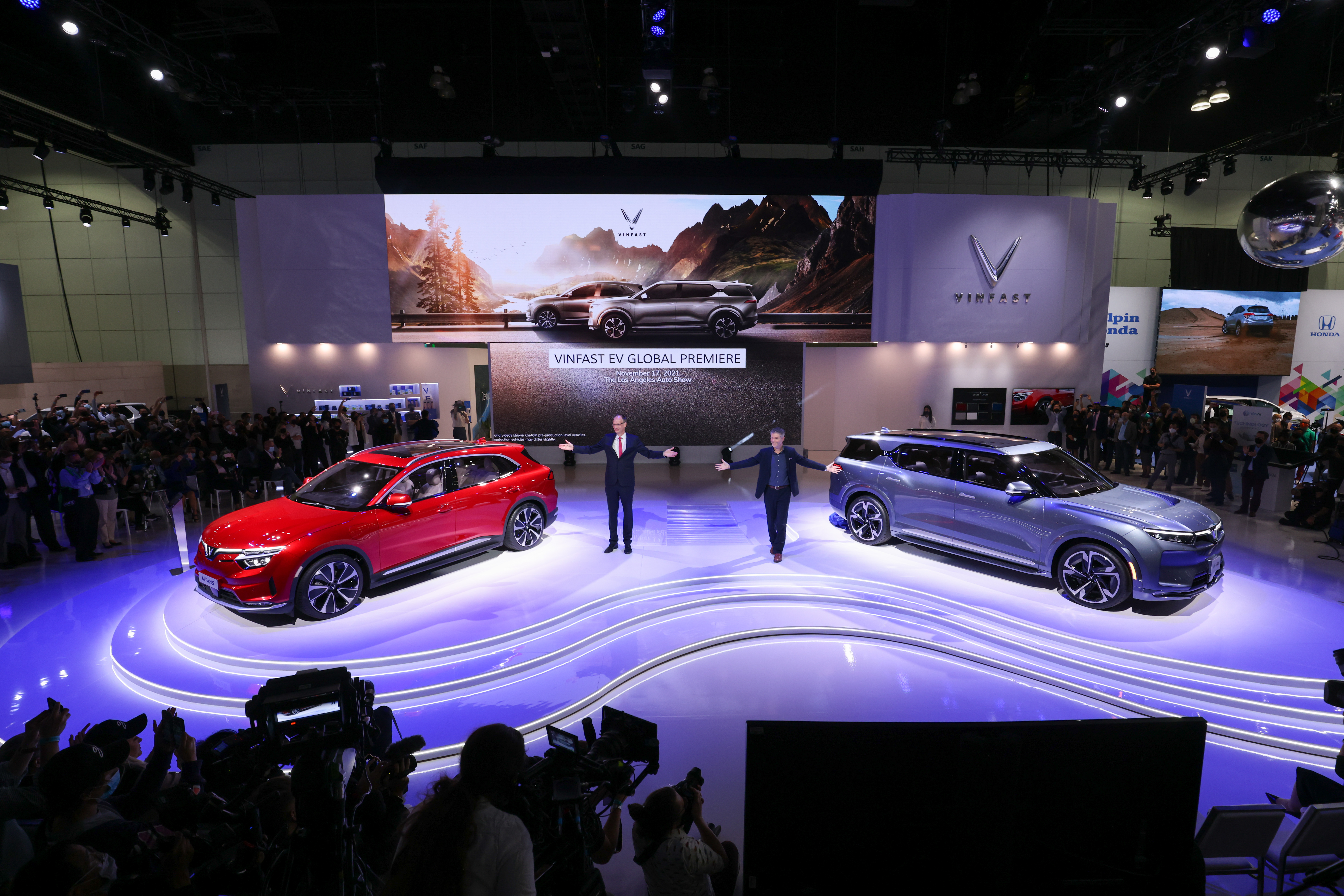 VinFast Launches Global EV Brand at LA Auto Show; VF e35 and VF e36 on Display