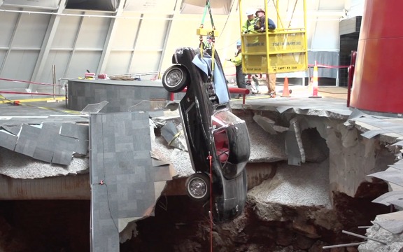 Coverette Museum to Display Corvettes Damaged in Sink Hole Incident