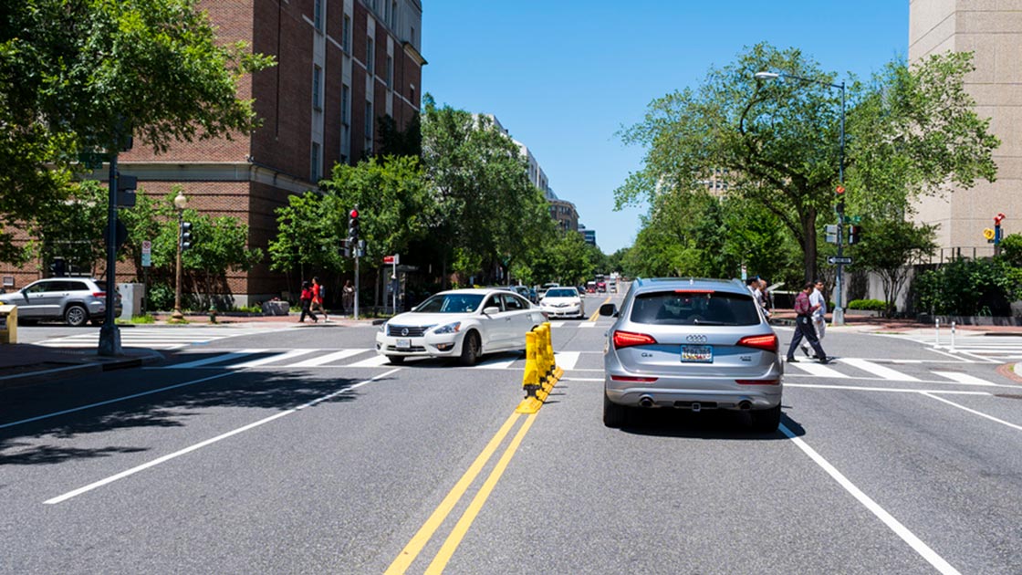 IIHS Study Shows Simple Fix For Improving Pedestrian Crosswalk Safety